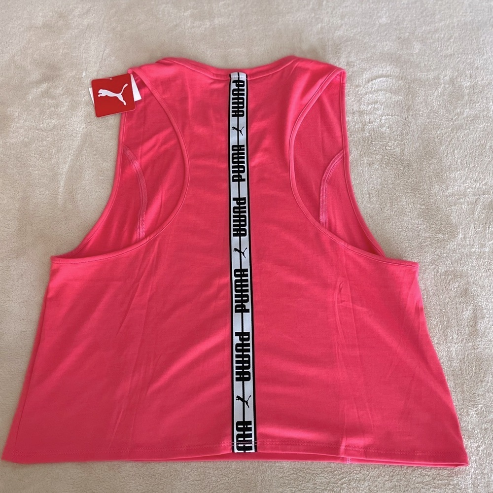 Puma Invert Crop Active Tank Top - Size L - Picture 8 of 11